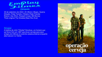 Operação Cerveja (2022) Biopic, Guerra