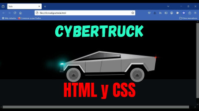 Cómo hacer un cybertruck en HTML y CSS - Web development