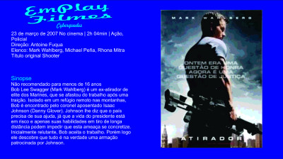 Atirador (2007) Ação, Policial
