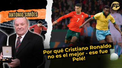 António Simões: Pelé - no Cristiano Ronaldo - es el mejor que hemos visto en el fútbol