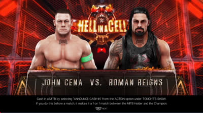 John Cena vs Roman Reigns (WWE 2K19