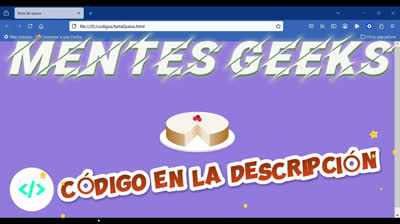 Cómo hacer una tarta de queso HTML y CSS - Web development