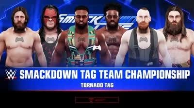 Team Hell No vs The New Day vs SAnitY (WWE 2K19)
