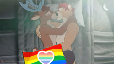 Furry Gay Animation Deer Diary - Oliver x Luke